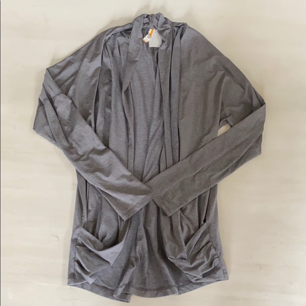 Lucy grey cardigan with pockets